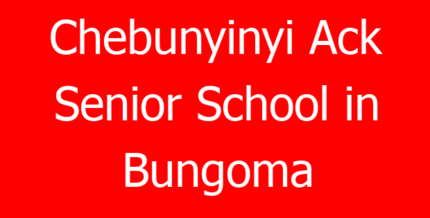 Chebunyinyi Ack Senior School in Bungoma
