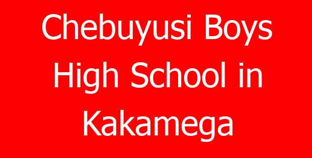 Chebuyusi Boys High School in Kakamega