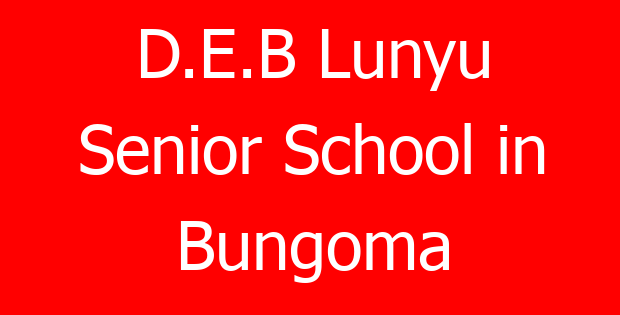 D.E.B Lunyu Senior School in Bungoma