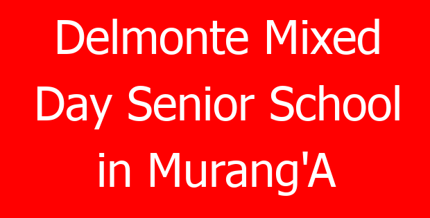 Delmonte Mixed Day Senior School in Murang’A