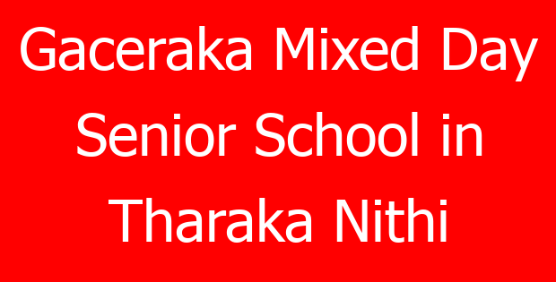 Gaceraka Mixed Day Senior School in Tharaka Nithi