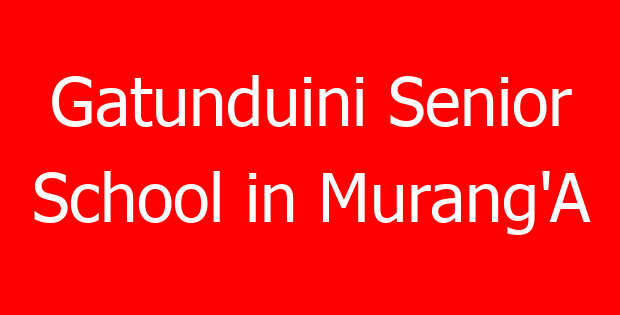 Gatunduini Senior School in Murang’A