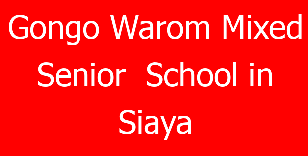 Gongo Warom Mixed Senior  School in Siaya