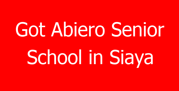 Got Abiero Senior School in Siaya