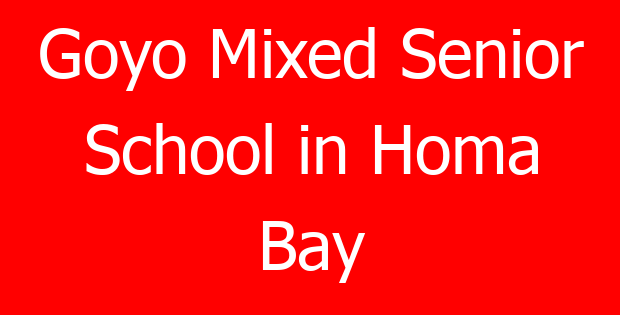 Goyo Mixed Senior School in Homa Bay