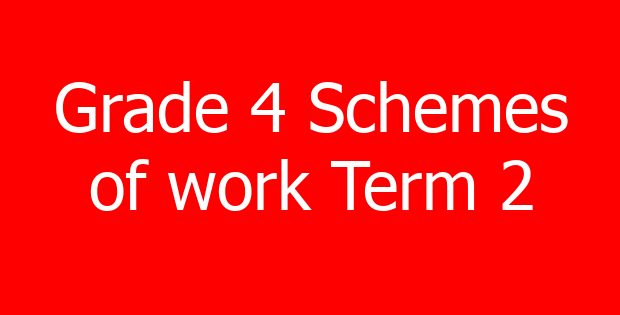 Grade 4 Schemes of work Term 2