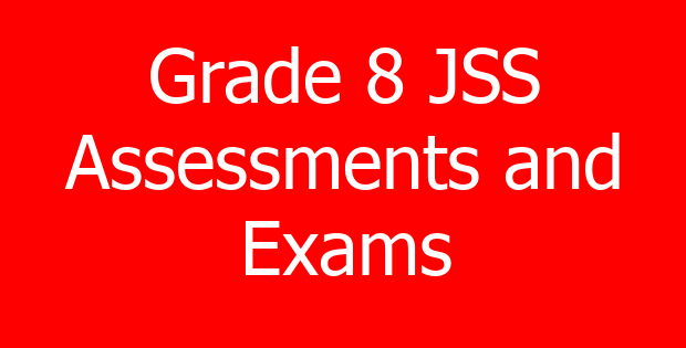 Grade 8 JSS Assessments and Exams