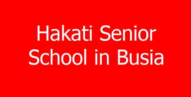 Hakati Senior School in Busia