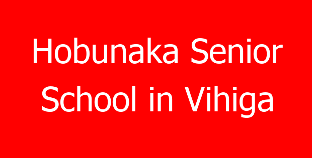 Hobunaka Senior School in Vihiga