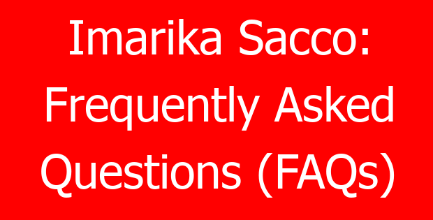 Imarika Sacco: Frequently Asked Questions (FAQs)