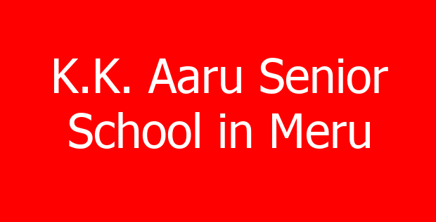 K.K. Aaru Senior School in Meru