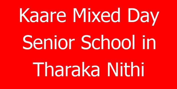 Kaare Mixed Day Senior School in Tharaka Nithi
