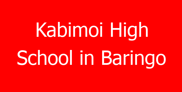 Kabimoi High School in Baringo