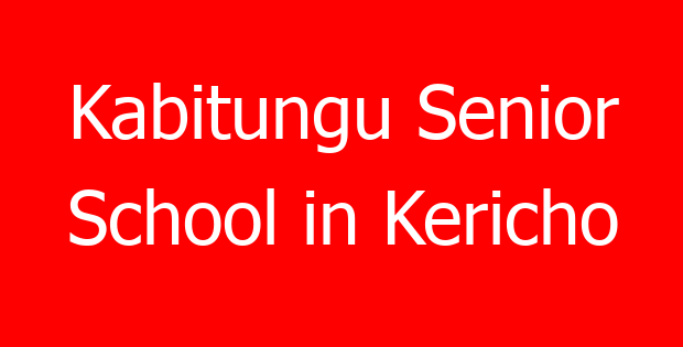 Kabitungu Senior School in Kericho