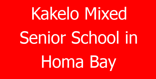 Kakelo Mixed Senior School in Homa Bay