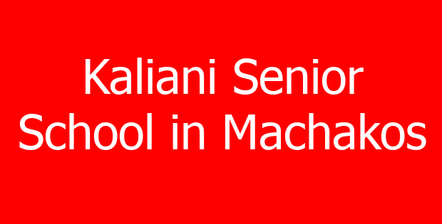 Kaliani Senior School in Machakos