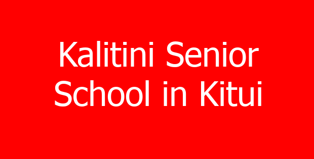 Kalitini Senior School in Kitui