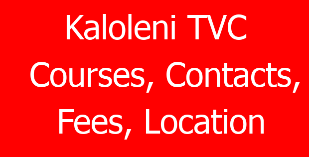 Kaloleni TVC Courses, Contacts, Fees, Location