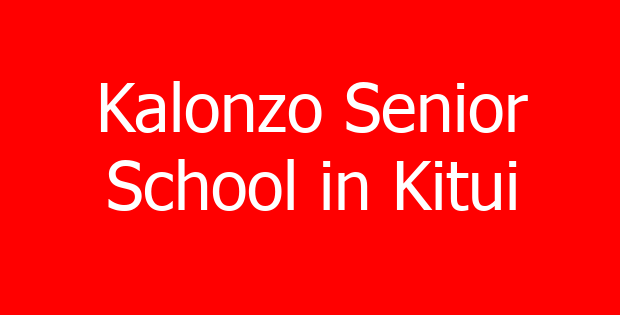 Kalonzo Senior School in Kitui