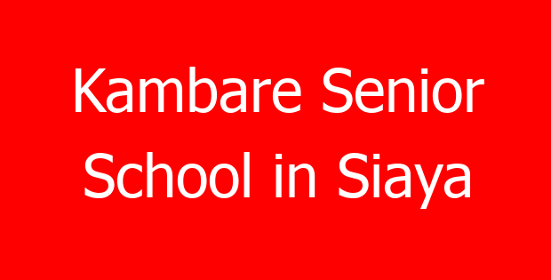 Kambare Senior School in Siaya