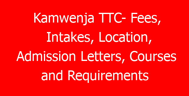 Kamwenja TTC- Fees, Intakes, Location, Admission Letters, Courses and Requirements