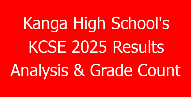 Kanga High School’s KCSE 2025 Results Analysis & Grade Count