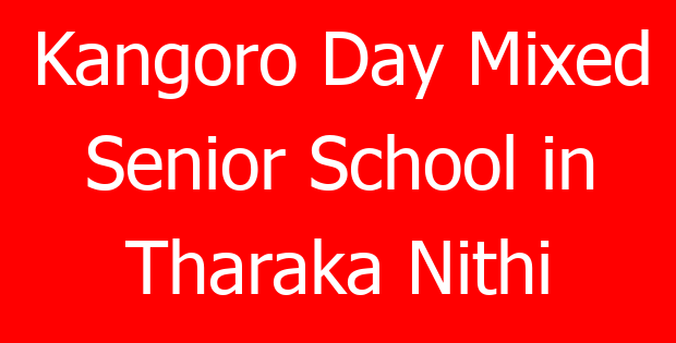 Kangoro Day Mixed Senior School in Tharaka Nithi