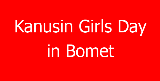 Kanusin Girls Day in Bomet