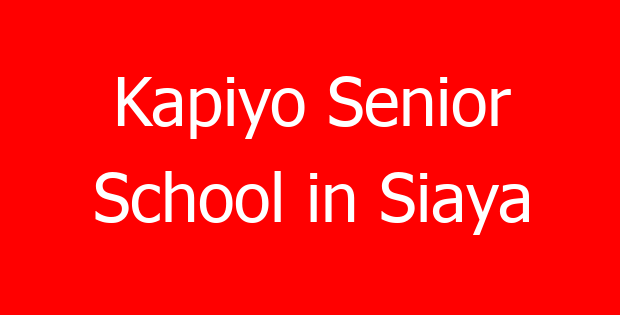 Kapiyo Senior School in Siaya