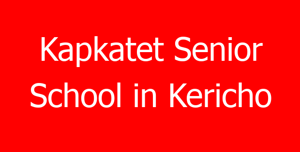 Kapkatet Senior School in Kericho