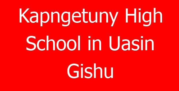Kapngetuny High School in Uasin Gishu