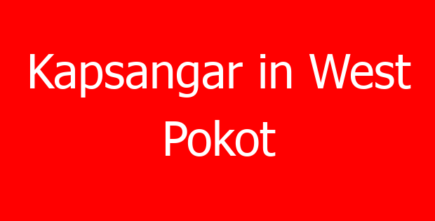 Kapsangar in West Pokot