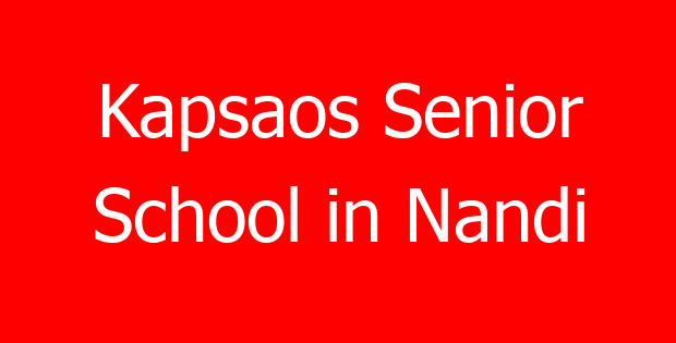 Kapsaos Senior School in Nandi