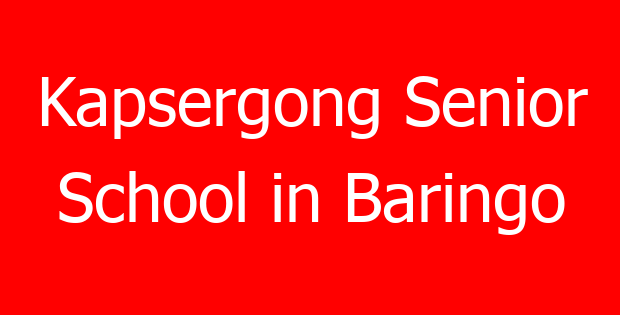 Kapsergong Senior School in Baringo