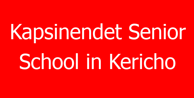 Kapsinendet Senior School in Kericho