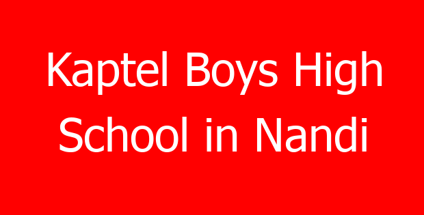 Kaptel Boys High School in Nandi