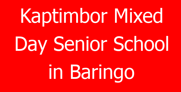 Kaptimbor Mixed Day Senior School in Baringo