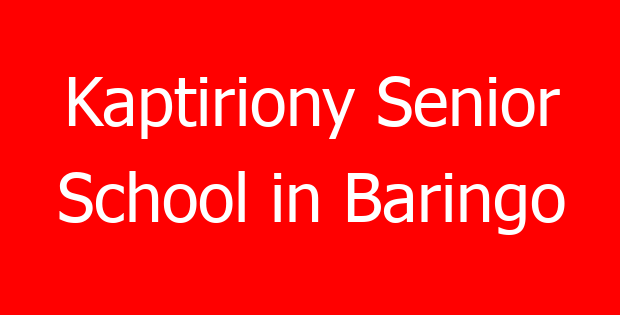 Kaptiriony Senior School in Baringo