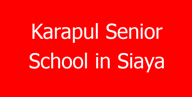 Karapul Senior School in Siaya