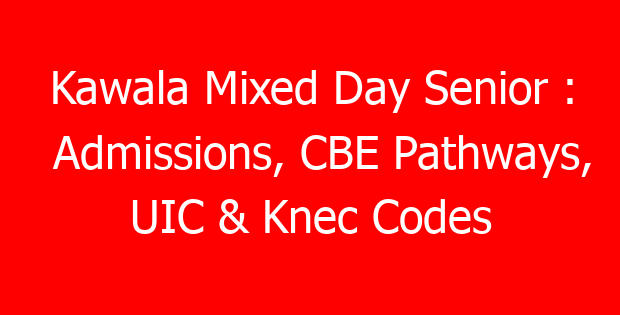 Kawala Mixed Day Senior : Admissions, CBE Pathways, UIC & Knec Codes