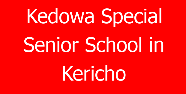 Kedowa Special Senior School in Kericho