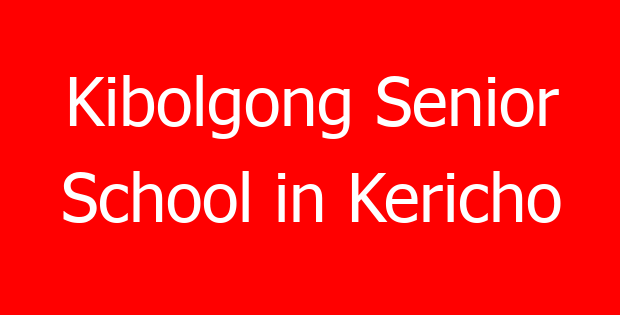 Kibolgong Senior School in Kericho
