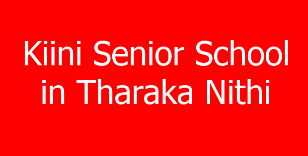 Kiini Senior School in Tharaka Nithi