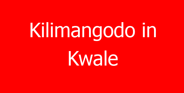 Kilimangodo in Kwale