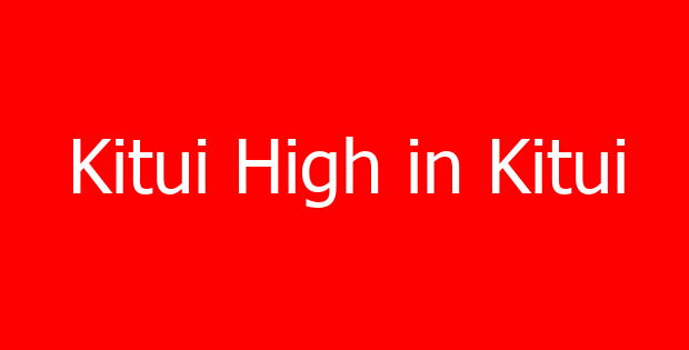 Kitui High in Kitui