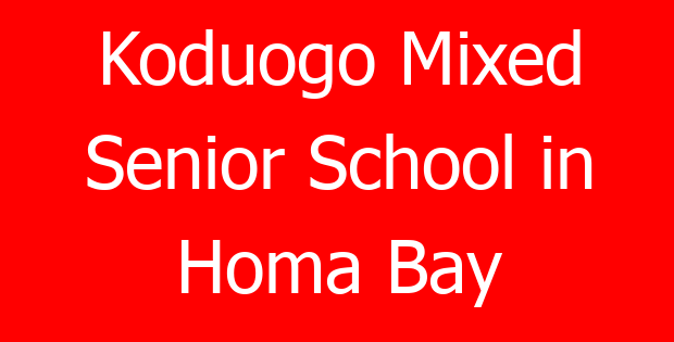 Koduogo Mixed Senior School in Homa Bay