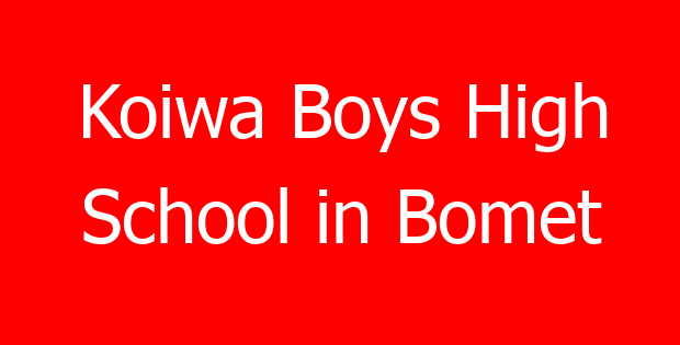 Koiwa Boys High School in Bomet