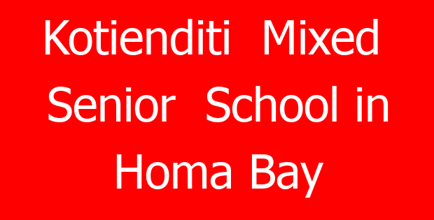 Kotienditi  Mixed  Senior  School in Homa Bay