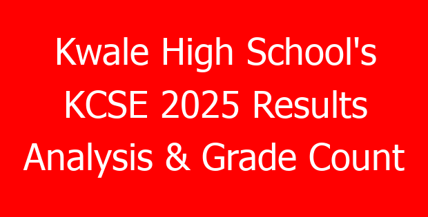 Kwale High School’s KCSE 2025 Results Analysis & Grade Count