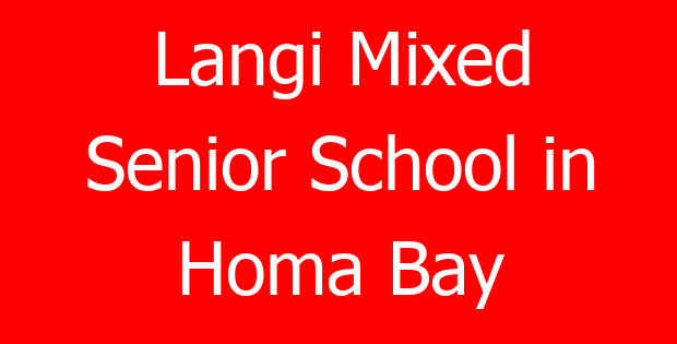 Langi Mixed Senior School in Homa Bay